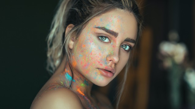 Woman Colorful