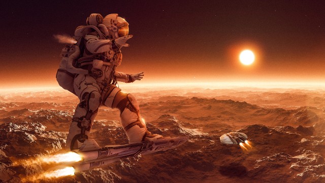 Astronaut Space race