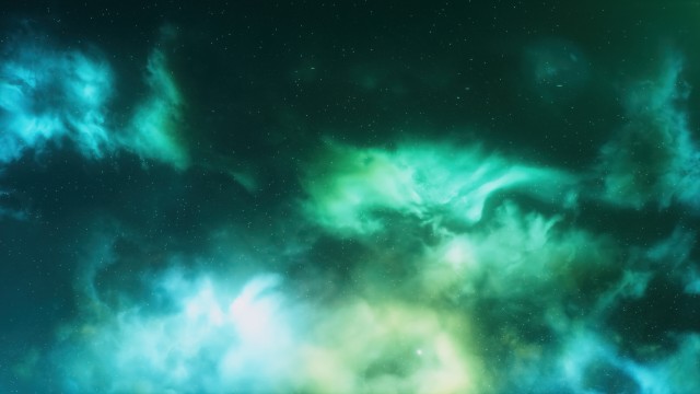 Astrophotography Green aesthetic