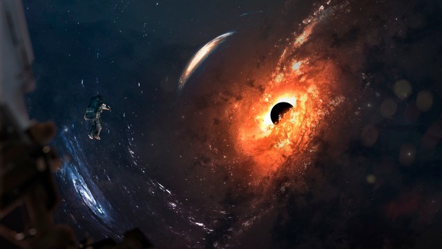 Black hole Astronaut