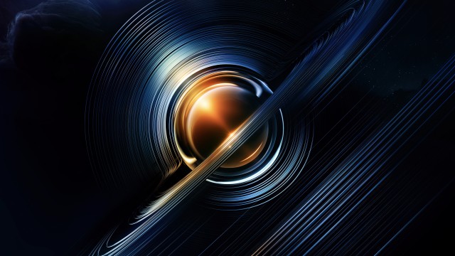 Deep space Saturn