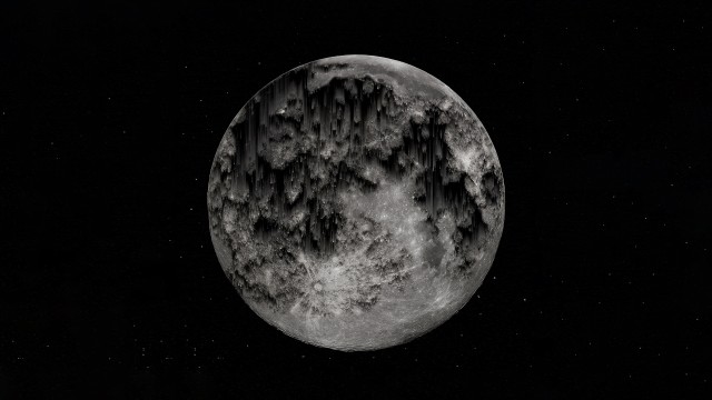 Full moon CGI