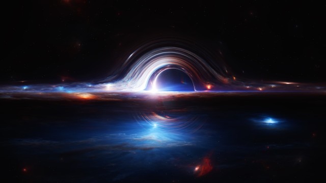 Gargantua black hole Deep space