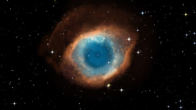 Helix Nebula Dark background