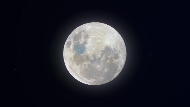 Super Snow Moon 8K