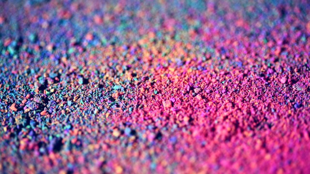 Chalk dust Colorful