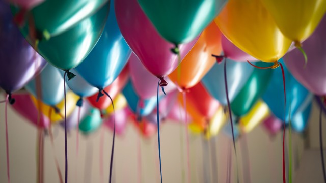 Colorful balloons Birthday