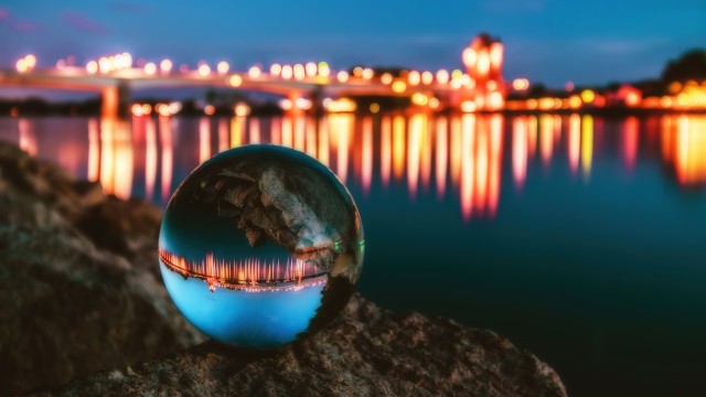 Crystal Ball Cityscape