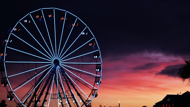 Ferris wheel Silhouette