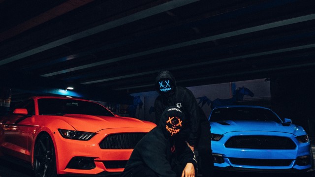 Ford Mustang LED masks