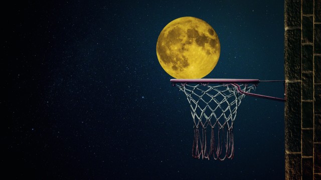 Full moon Basketball ring