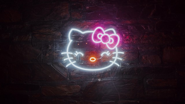 Hello Kitty Neon sign
