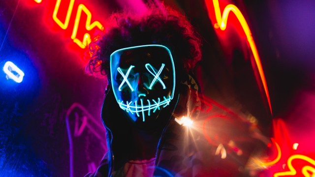 LED mask Neon Lights