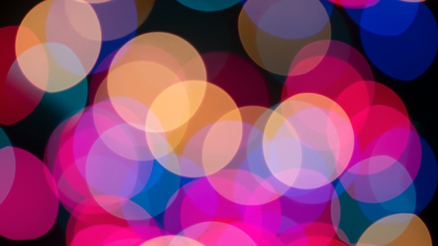 Lights Bokeh Glowing lights