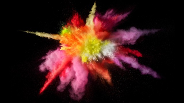 macOS Sierra Color burst