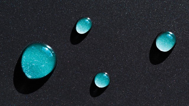 Water drops Blue