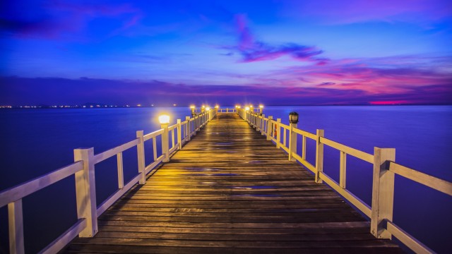 Wooden pier Thailand