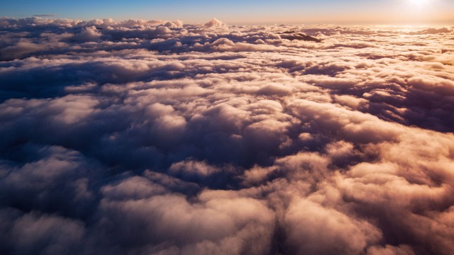 Above clouds Fiordland National Park