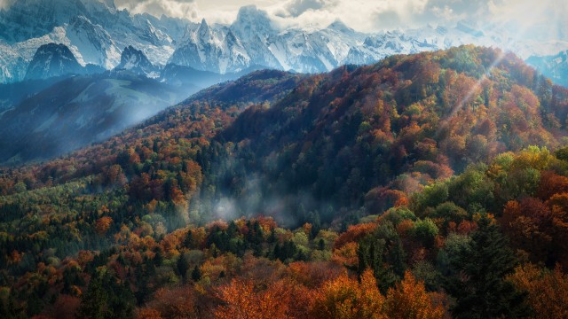 Alps mountains Autumn