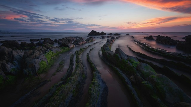 Barrika Beach Sunset