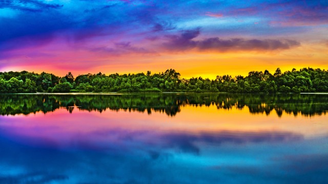 Evening sky Multicolor