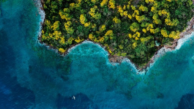 Fantasy Island Aerial view