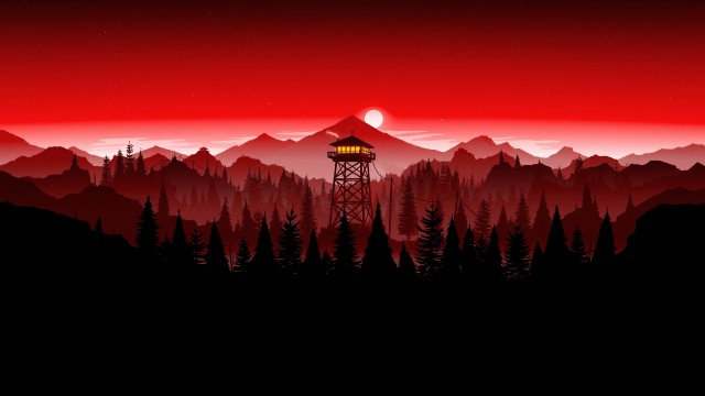 Firewatch Red Sky