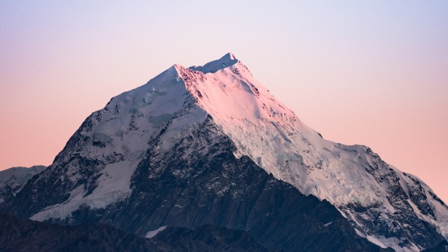 Glacier mountains New Zealand