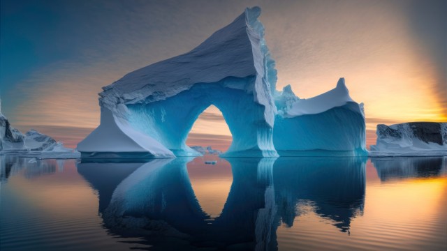 Iceberg Sunset