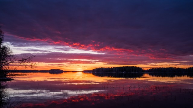 Kallavesi lake Sunset