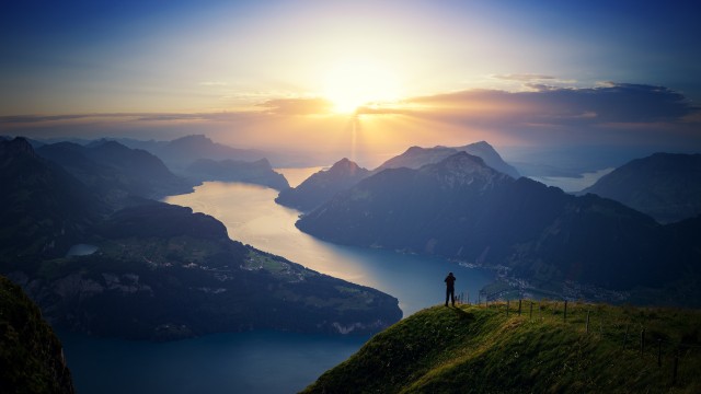 Lake Lucerne Landscape