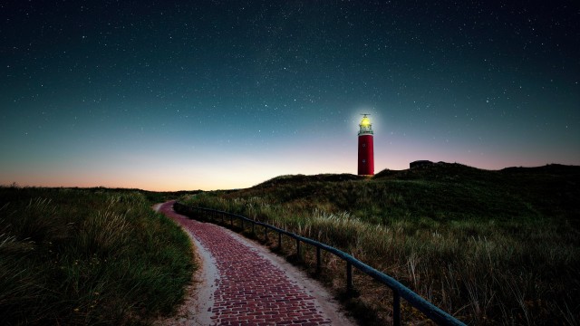 Lighthouse Starry sky