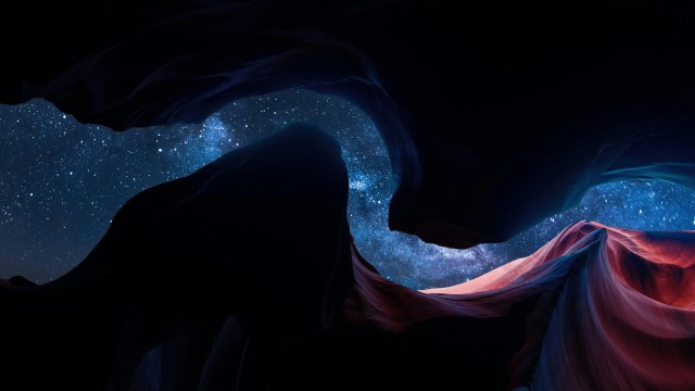 Lower Antelope Canyon Night sky