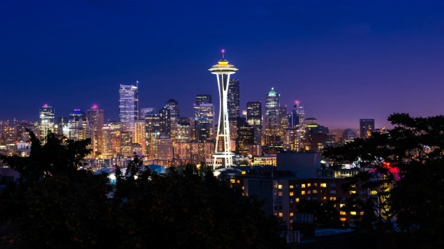 Space Needle Seattle Skyline