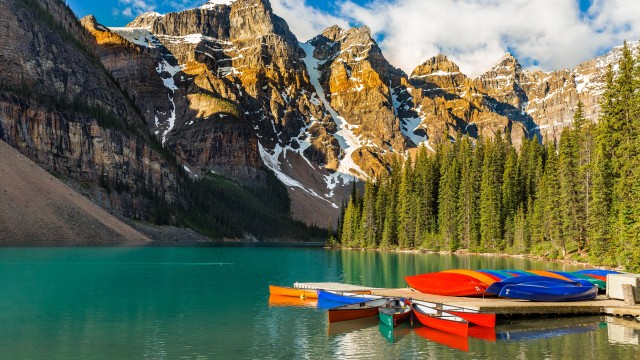 Moraine Lake Kayak boats