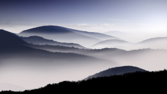 Mountains Foggy