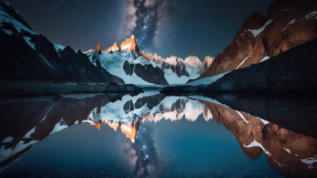 Mountains Milky Way