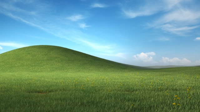 Nostalgic Windows XP Landscape