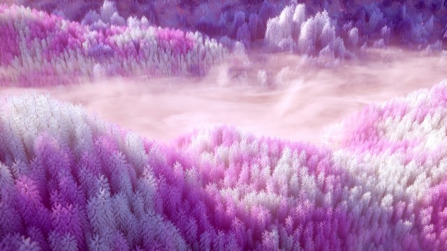 Pink aesthetic Landscape