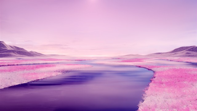 Pink aesthetic River