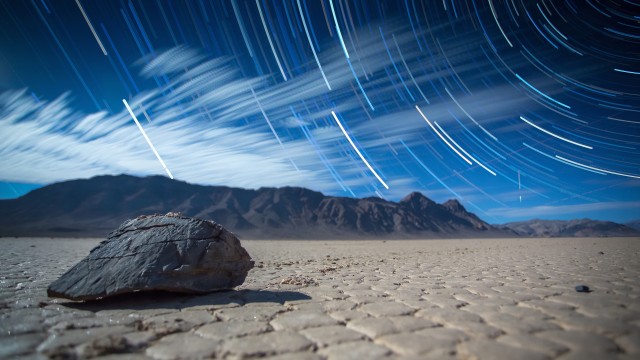 Racetrack Playa Sliding Rocks
