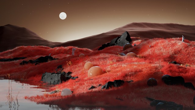 Red planet Landscape