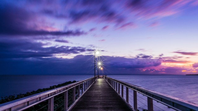 Seashore Wooden pier