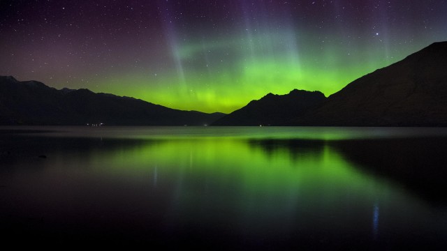 Southern lights Aurora Borealis