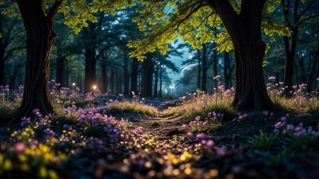Spring Magical forest