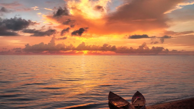 Sunset Beach Seascape