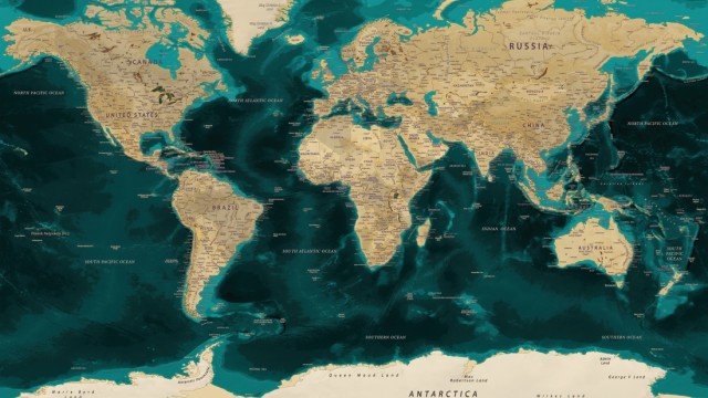 World map Geographic