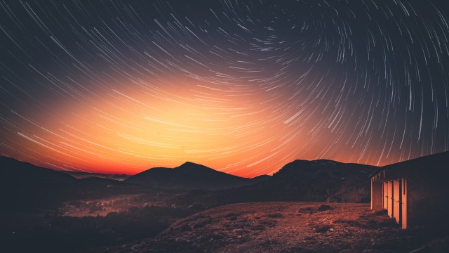 Sunset Star trail