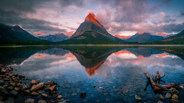 Swiftcurrent Lake Sunrise