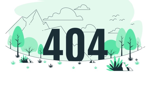 404 Error Minimalist
